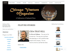 Tablet Screenshot of chicagoventuremagazine.com